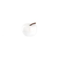 Deko-Apfel Pearl, weiß, 5 cm