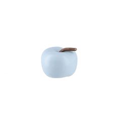 Deko-Apfel, blau-matt, 5 cm