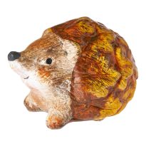 Igel Blätter, braun-orange, Höhe 5 cm