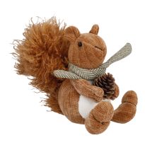 Deko-Eichhörnchen Zapfen, braun, 26 cm