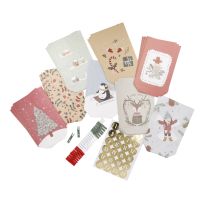 Adventskalender-Set Design, bunt