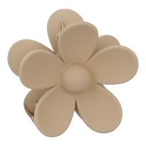 Haarklammer Sommer, Blume, beige