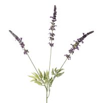 Lavendel, 3 Blüten, lila, 66 cm