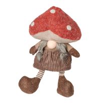 Wichtel Pilzhut, Mädchen, 25 cm