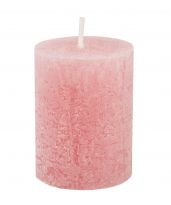 Kerze Rustik, Lara, rose, 9 cm