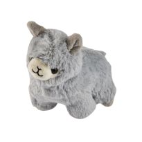 Kuscheltier Alpaka, grau, 18 cm
