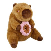 Kuscheltier Capybara, Essen/Donut, 40 cm