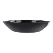 Schale Opal, rund/schwarz, 20 cm