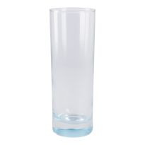 Longdrink-Glas Farbboden, blau, 300 ml