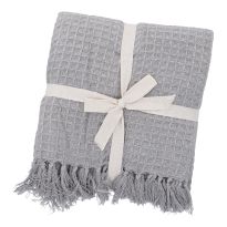 Tagesdecke Wabe, hellgrau, 160 x 220 cm