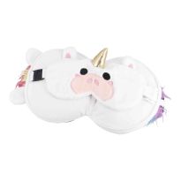 Relaxeazzz Reisekissen & Augenmaske, Einhorn