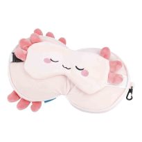 Relaxeazzz Reisekissen & Augenmaske, Axolotl