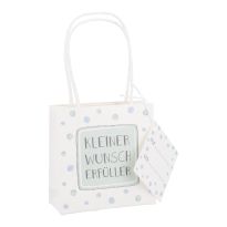 Geschenktüte Spruch, Wunscherfüller, 10 x 10 cm