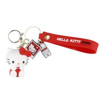 Schüsselanhänger Hello Kitty, rot
