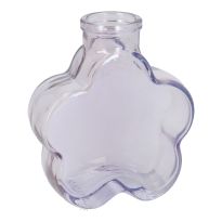 Vase Blume, irisierend/helllila, 8.5 x 10 cm