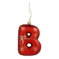 Anhänger Buchstabe, B/rot, 10 cm