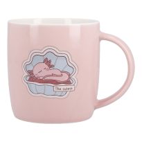 Becher Axolotl, Muschel/rosa, 350 ml