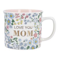 Becher Mama/Blumen, Love you, 410 ml