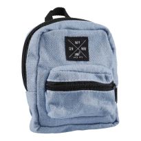 Mini-Rucksack, Karabiner/Jeans, 14 cm
