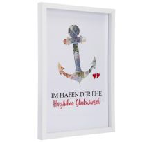 Bilderrahmen Geldgeschenk, Anker, 20 x 30 cm