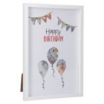 Bilderrahmen Geldgeschenk, Birthday, 20 x 30 cm