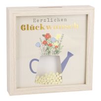 Bilderrahmen Geldgeschenk, Blumen/natur, 12 x 12 cm