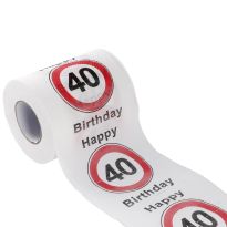 Toilettenpapier Birthday, 40 Jahre, 24 Meter