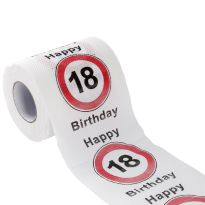Toilettenpapier Birthday, 18 Jahre, 24 Meter