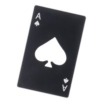 Flaschenöffner Poker, schwarz