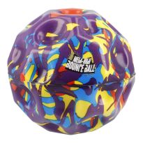 High Bounce Ball, gelb/bunt, 10 cm