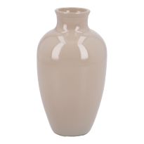 Flaschenvase Opal, sand, 13 cm