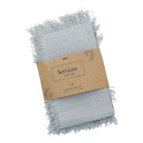 2er Set Serviette, blau, 35 x 35 cm
