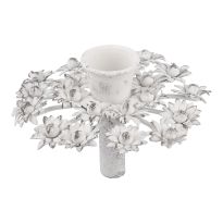 Kerzenstecker Stabkerze Blüte, Gänseblümchen