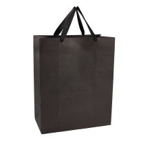 Geschenktüte Edel, schwarz, 26 x 32 cm