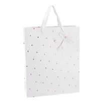 Geschenktüte Schleifen-Prägung, 26 x 32 cm