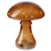 Glas-Pilz, braun, 10er, 17.5 cm