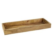 Dekoschale mit Rand, natur, 39 x 15 cm