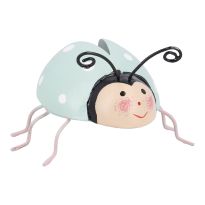 Deko-Marienkäfer, hellmint, 6.5 x 5.5 cm