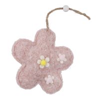 Deko-Anhänger Blume/rosa