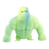 Quetschtier Gorilla, grün, 12 cm