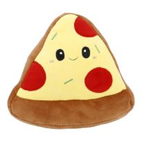 Kuscheltier Fastfood Gesicht, Pizza, 18 x 18 cm