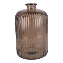 Flaschenvase Daroca, taupe, 23 cm