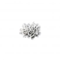 Deko-Blüte, hellblau/gewellt, 10 cm