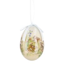 Nostalgie-Ei, Hasenfeld, 10 cm