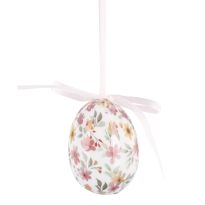 Anhänger Glanz-Ei, Wiese, 6 cm