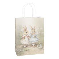 Geschenktüte Oster-Nostalgie, Hasenmädchen, 17.5 x 23 cm