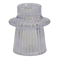 Kerzenständer Stabkerze/Mini, Ring/rund/irisierend