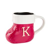 Becher Stiefel mit Buchstabe, K/rot, 400 ml