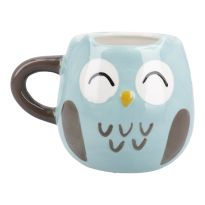 Becher Eule, mint, 410 ml