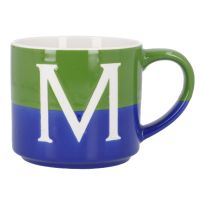 Becher Buchstabe/2 Farben, M, 500 ml